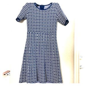 TALBOTS geometric knit Dress